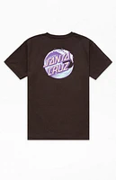 Santa Cruz Kids Brown Wave Dot T-Shirt