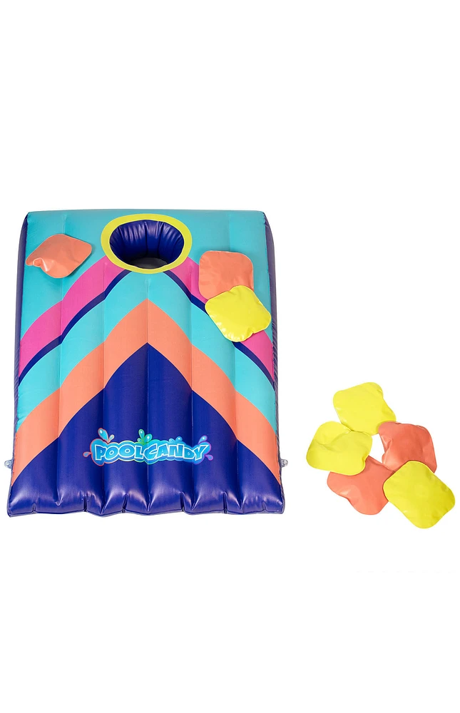 PoolCandy Inflatable Floating Cornhole Pool Game