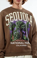 PacSun Sequoia National Park Crew Neck Sweatshirt