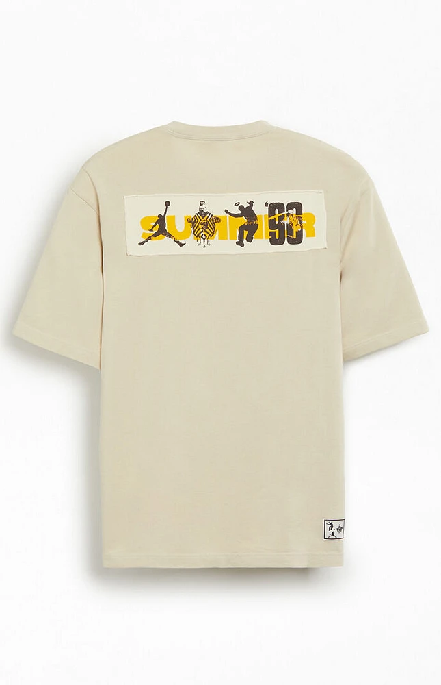 x UNION Bephies Beauty Supply Beige T-Shirt