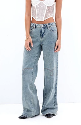 PacSun Casey Western Low Rise Baggy Jeans