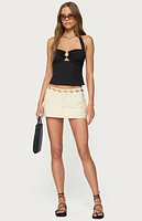 Edikted Delcy Cut Out Halter Top