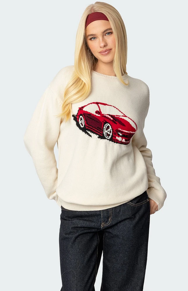 Edikted Motor Medley Sweater