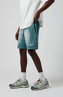 Pacsun Green Potassium Fleece Volley Sweat Shorts