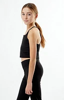 PAC 1980 Kids WHISPER Active Crossover Flare Yoga Pants