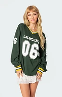 Edikted Cali Oversized Baseball T-Shirt