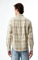 Timberland Corduroy Checker Long Sleeve Shirt