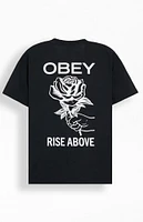 Obey Rise Above Rose Pigment T-Shirt