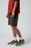 PacSun Charcoal Fleece Volley Shorts