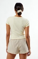 Your Favorite Plaid Lace Tie Boxer Shorts