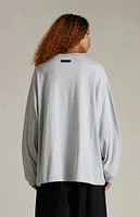 Fear of God Essentials Light Heather Grey Long Sleeve T-Shirt