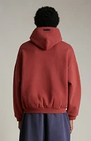 Fear of God Essentials Crimson Fleece Hoodie