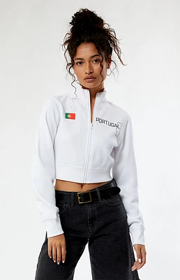 PacSun Portugal Mock Neck Full Zip Sweatshirt