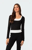 Edikted Harriet Layered Top