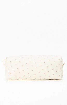 John Galt Floral Makeup Bag