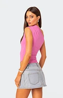 Edikted Tabby Gathered One Shoulder Bodysuit