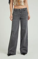 PacSun Black Low Rise Baggy Pants