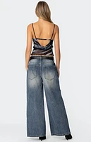 Edikted Nitney Printed Nylon Tank Top