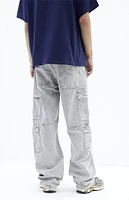 PacSun Gray Baggy Cargo Jeans