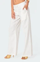 Edikted Arya Linen Look Pants