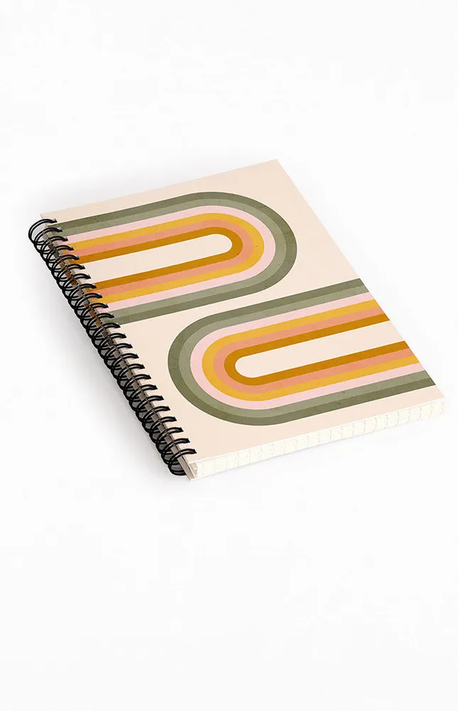 Beige Rainbow Notebook