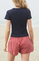 John Galt Emma Saint Moritz Embroidered T-Shirt