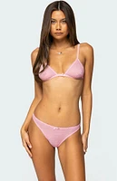 Edikted Darcie Sheer Lace Triangle Bralette