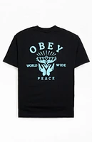 Obey Lotus With Hands T-Shirt