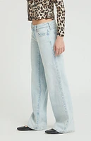 PacSun Light Indigo Low Rise Girlfriend Jeans