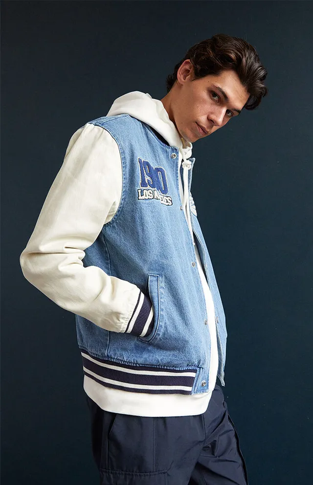 PacSun Green Pacific Sunwear Varsity Jacket