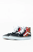 Vans Kids Pixel Flame Sk8-Hi Shoes