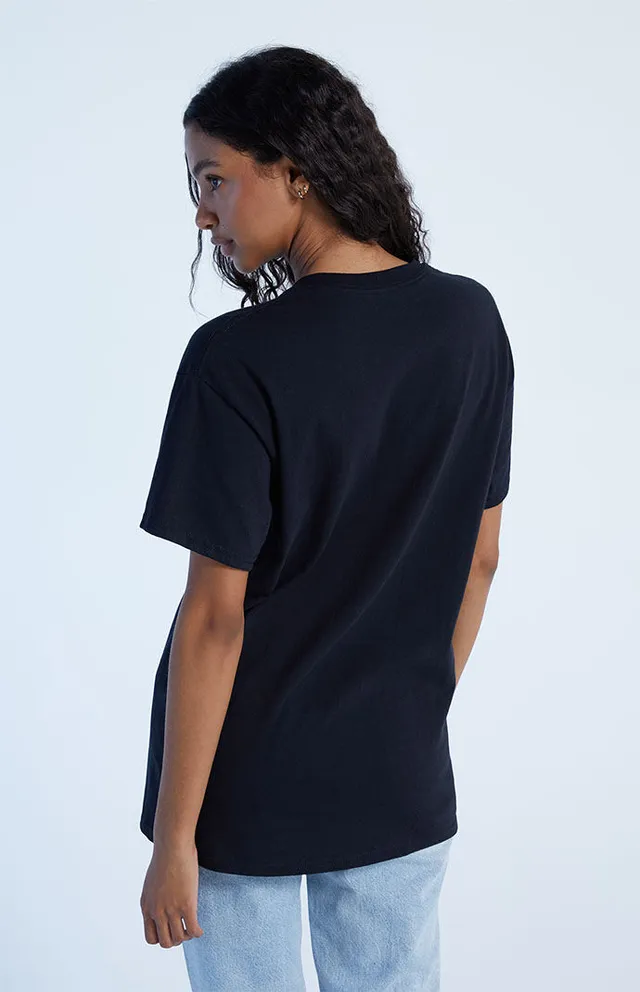 Pacsun Women's New York Oversized T-Shirt in Black