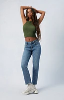 PacSun Eco Medium Indigo Mom Jeans