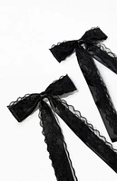 LA Hearts 2 Pack Kaelie Bow Hair Clips