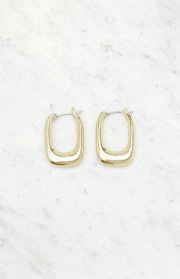 John Galt Rectangle Hoop Earrings