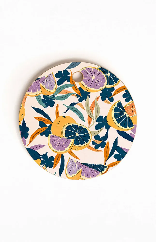 Citrus Round Cutting Board