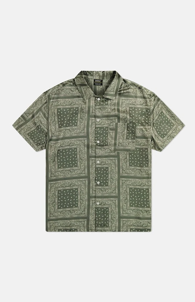 WeSC America Inc Olive Bandana Camp Shirt