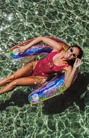 Pool Candy Large Classic Rainbow Glitter Sun Chair