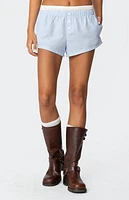 Edikted Layered Gingham Boxer Shorts