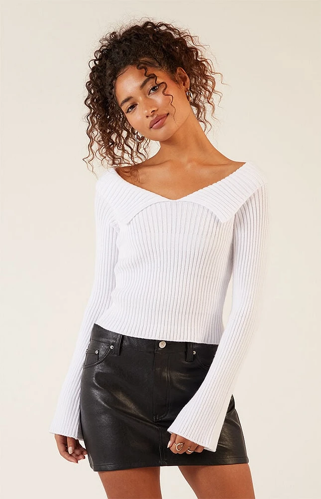 LA Hearts Lane Off-The-Shoulder Sweater