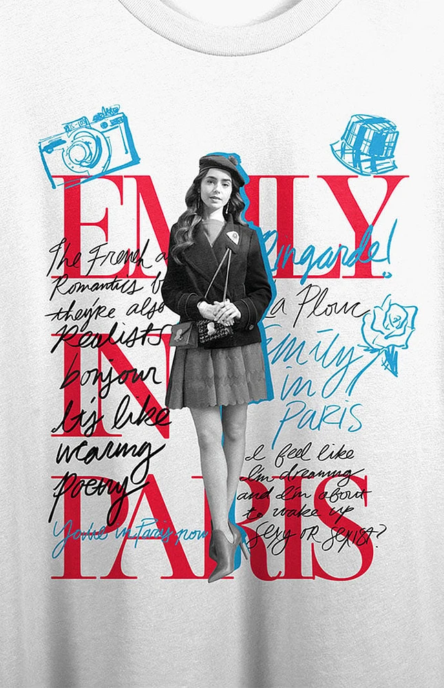 Emily Paris Sketch Art T-Shirt