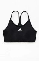 adidas Kids Black Padded Y Back Bra