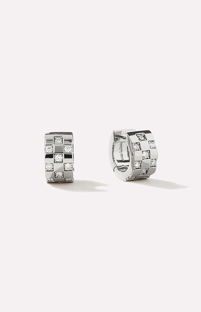 Ana Luisa Eden Silver Hoop Earrings