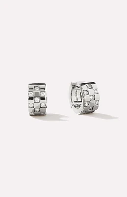 Ana Luisa Eden Silver Hoop Earrings