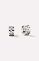 Ana Luisa Eden Silver Hoop Earrings