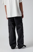 PacSun Black Baggy Cargo Jeans