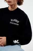 Playboy By PacSun Auto Body Crew Neck Sweatshirt