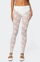 Edikted Sheer Lace Leggings