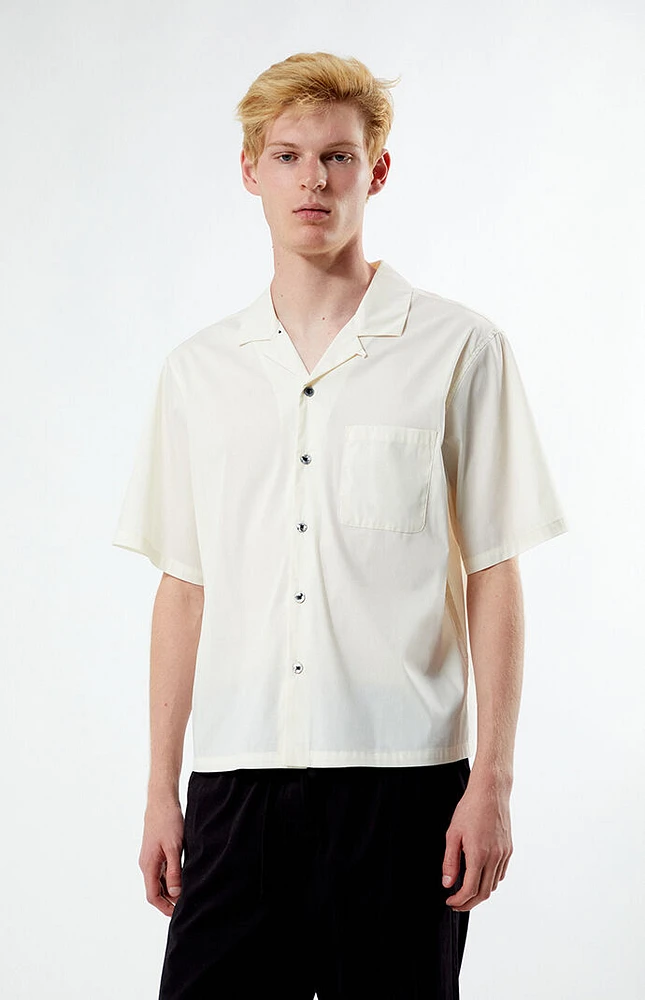 PacSun Solid Oversized Camp Shirt