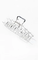 LA Hearts Silver Metal Star Hair Claw Clip